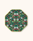 Red Ribbon Christmas Die-Cut Paper Luncheon Plate