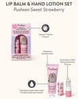 Pusheen Sweet Strawberry Lip Balm & Hand Lotion Set