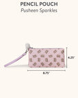 Pusheen Sparkles Pencil Pouch with Wrist Strap & Decorative Pull
