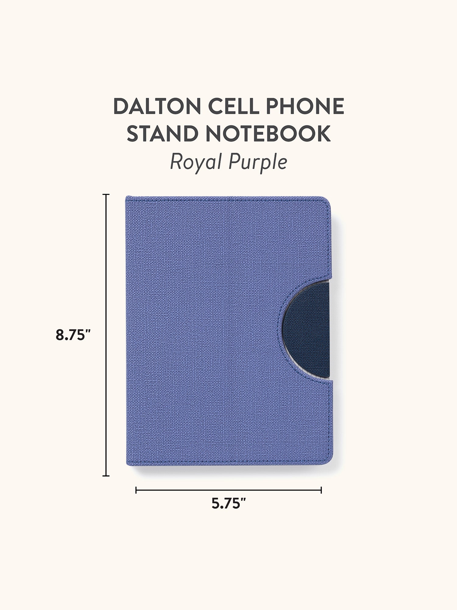 Royal Purple Dalton Cell Phone Stand Notebook