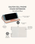 Stratford Blue Dalton Cell Phone Stand Notebook