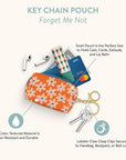 Forget Me Not Key Chain Pouch