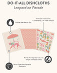 Leopard on Parade Do-It-All Dishcloths
