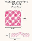 Petite Rose Reusable Under-Eye Patches