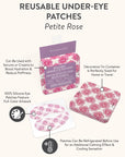 Petite Rose Reusable Under-Eye Patches