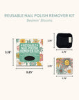 Beamin' Blooms Reusable Nail Polish Remover Kit