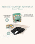 Beamin' Blooms Reusable Nail Polish Remover Kit
