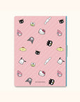 Hello Kitty and Friends Pink Pinstripe Casey Notebook with Phone Loop
