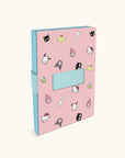 Hello Kitty and Friends Pink Pinstripe Casey Notebook with Phone Loop