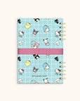 Hello Kitty and Friends Blue Grid Harper Notebook & Pen Set