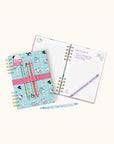 Hello Kitty and Friends Blue Grid Harper Notebook & Pen Set