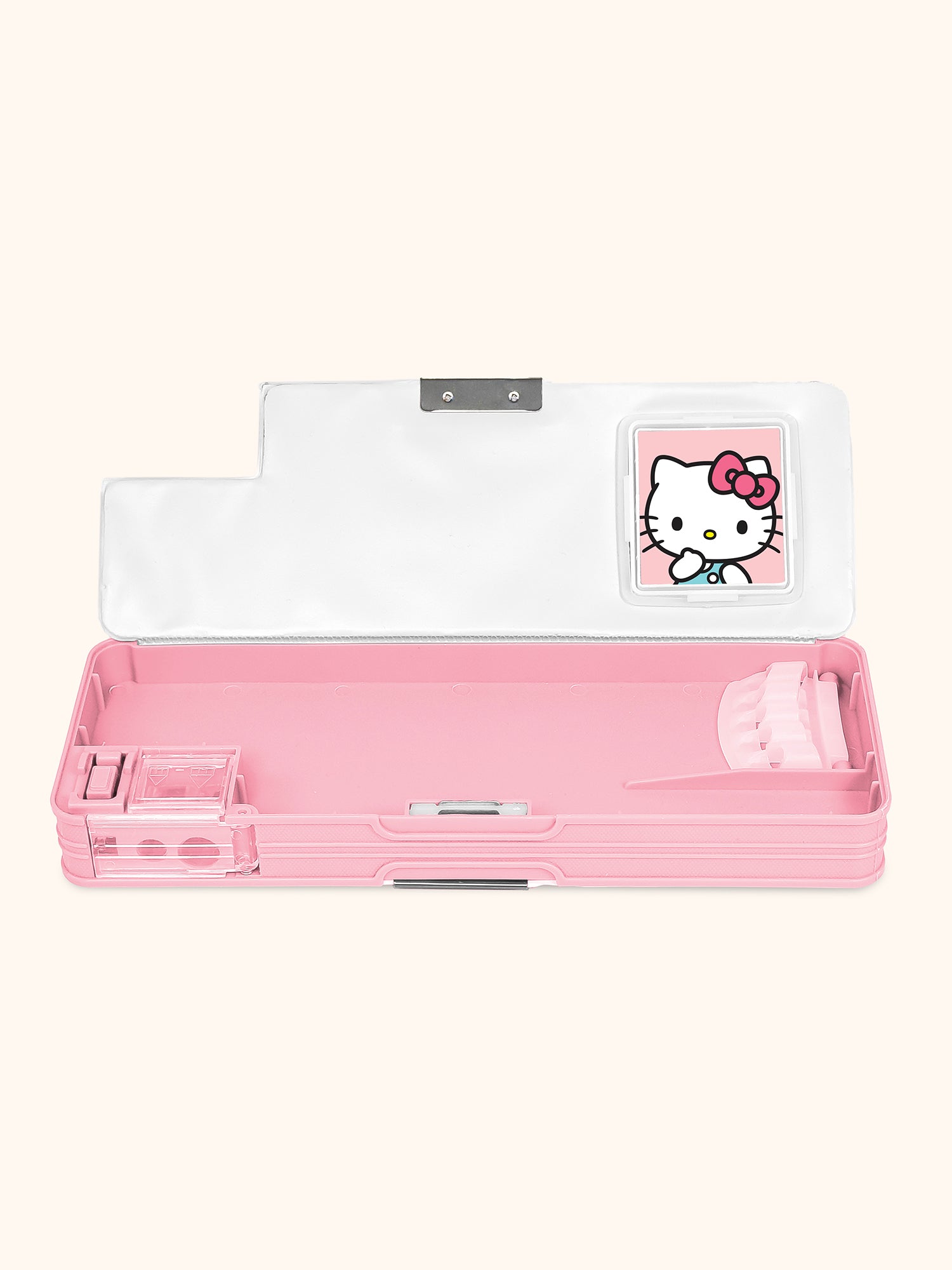 Hello Kitty and Friends Blue Grid Pencil Case