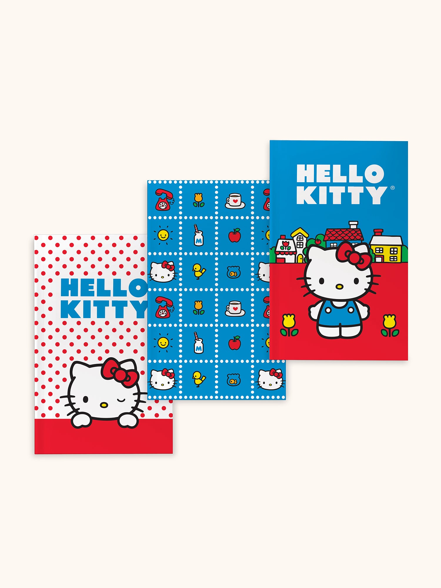 Retro Hello Kitty Boxed Mini Notebook Trio
