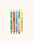 Retro Hello Kitty Soft-Touch Gel Pen Set