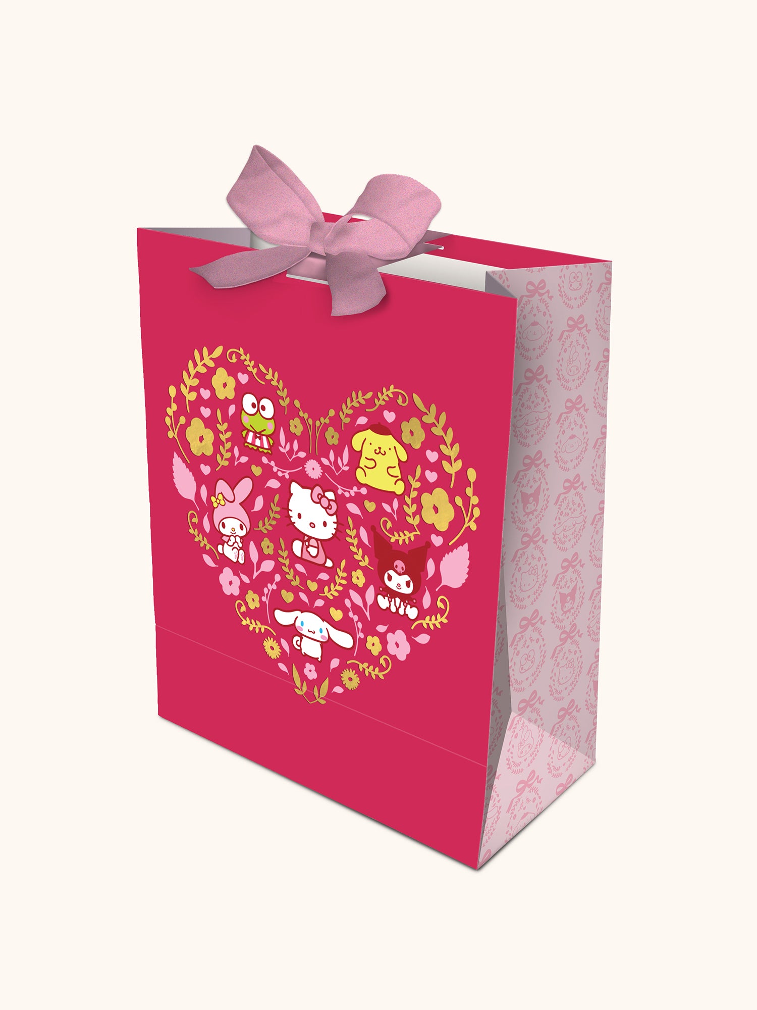 Hello Kitty and Friends Hearts and Flowers Large Gift Bag with