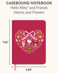 Hello Kitty and Friends Hearts and Flowers Casebound Notebook