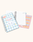 Sanrio Sweet Daisies Cinnamoroll Agatha Notebook with Pocket & Stickers