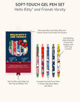 Hello Kitty and Friends Varsity Soft-Touch Gel Pen Set