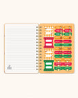 Sanrio Pompompurin Cherry Picnic Agatha Notebook with Pocket & Stickers
