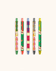 Sanrio Pompompurin Cherry Picnic Soft-Touch Gel Pen Set