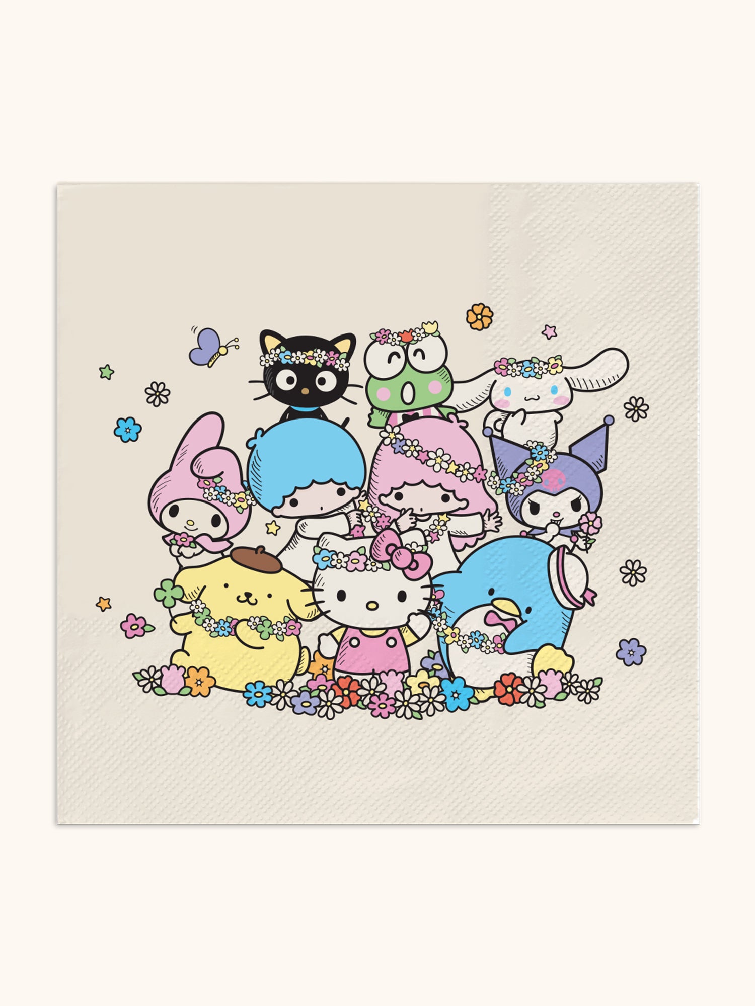 Hello Kitty and Friends Flower Crowns Luncheon Napkins