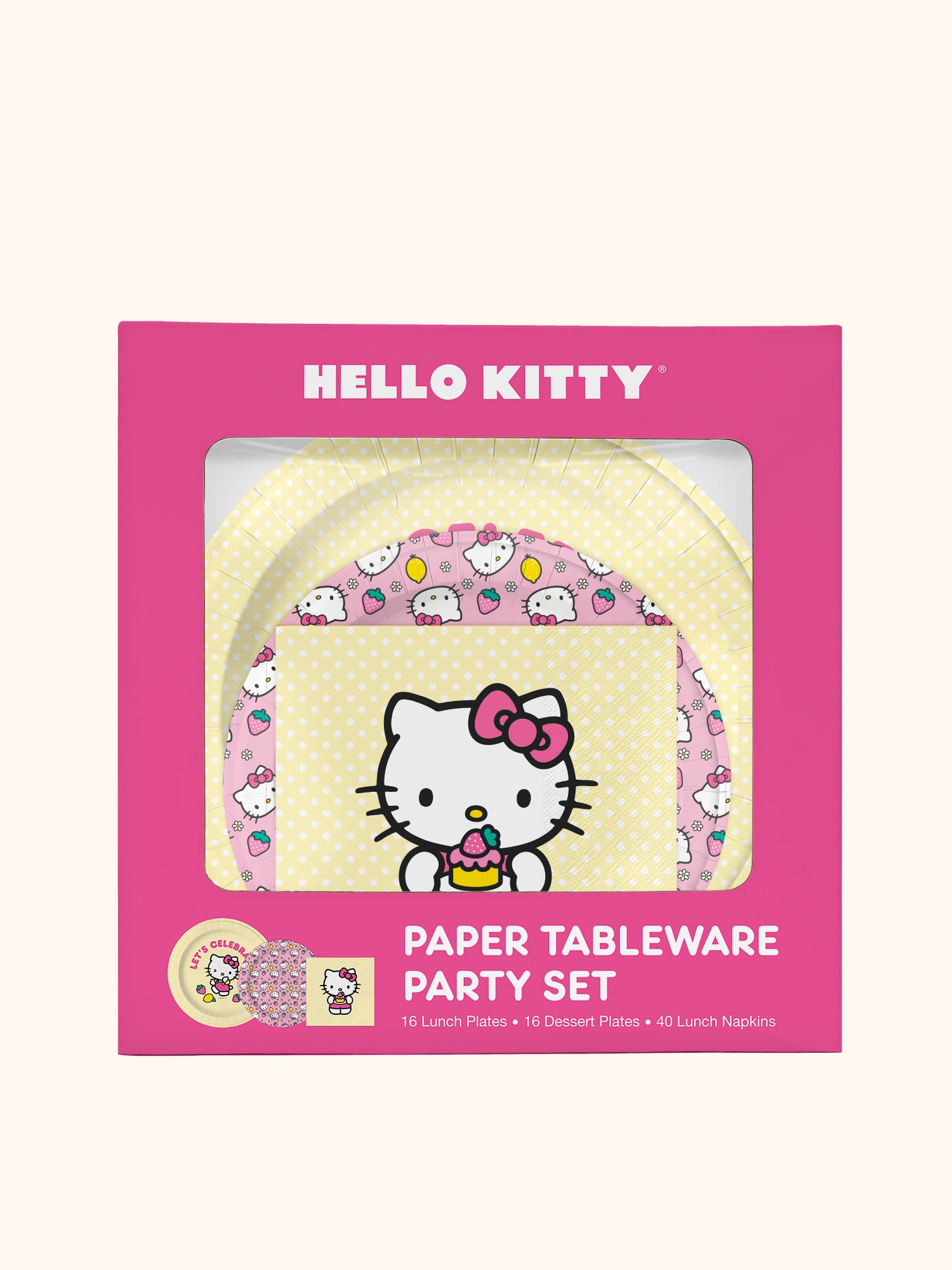 Hello Kitty Strawberry Lemonade Paper Party Pack