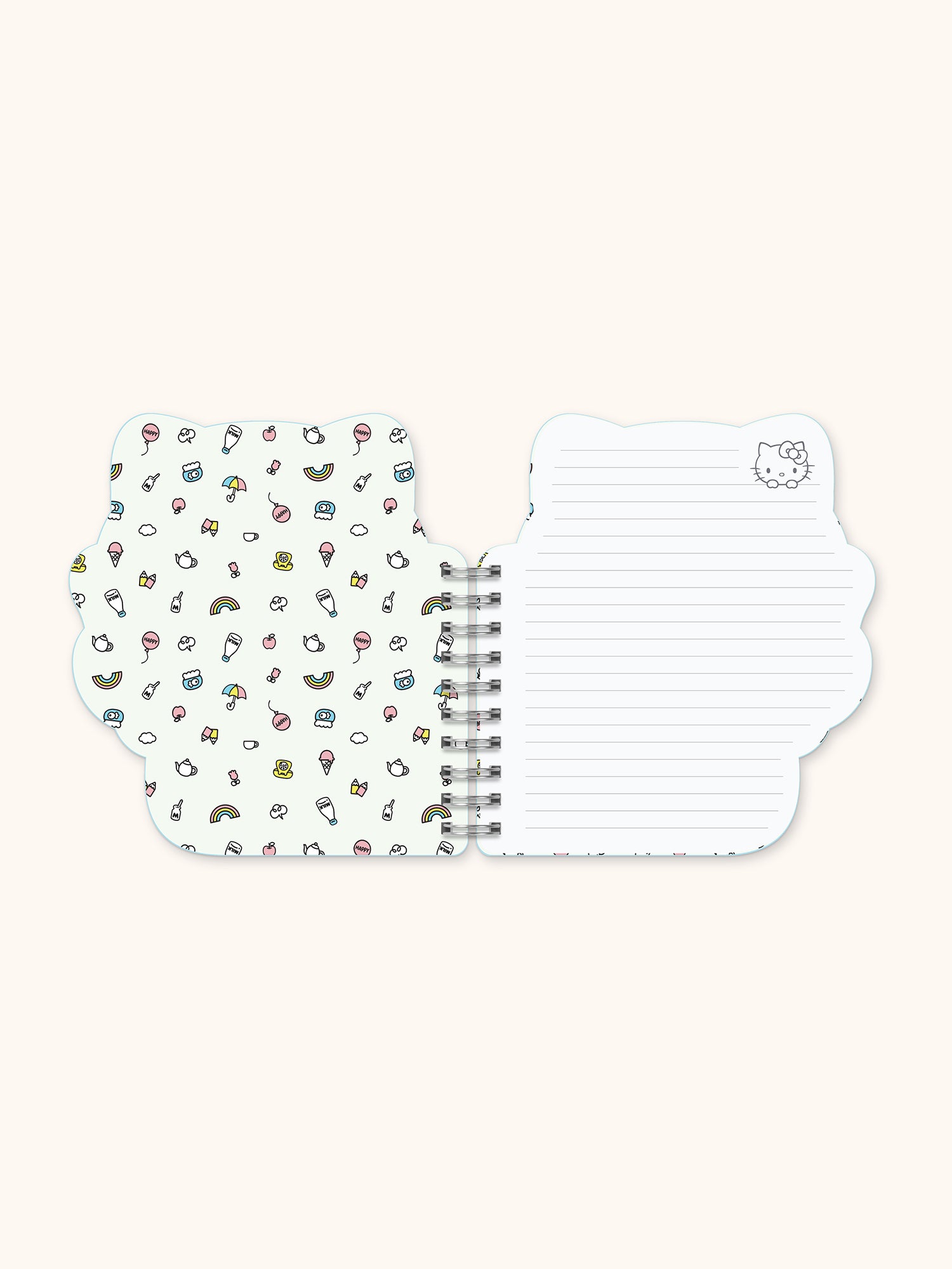 Hello Kitty Classic Blue Die-Cut Notebook
