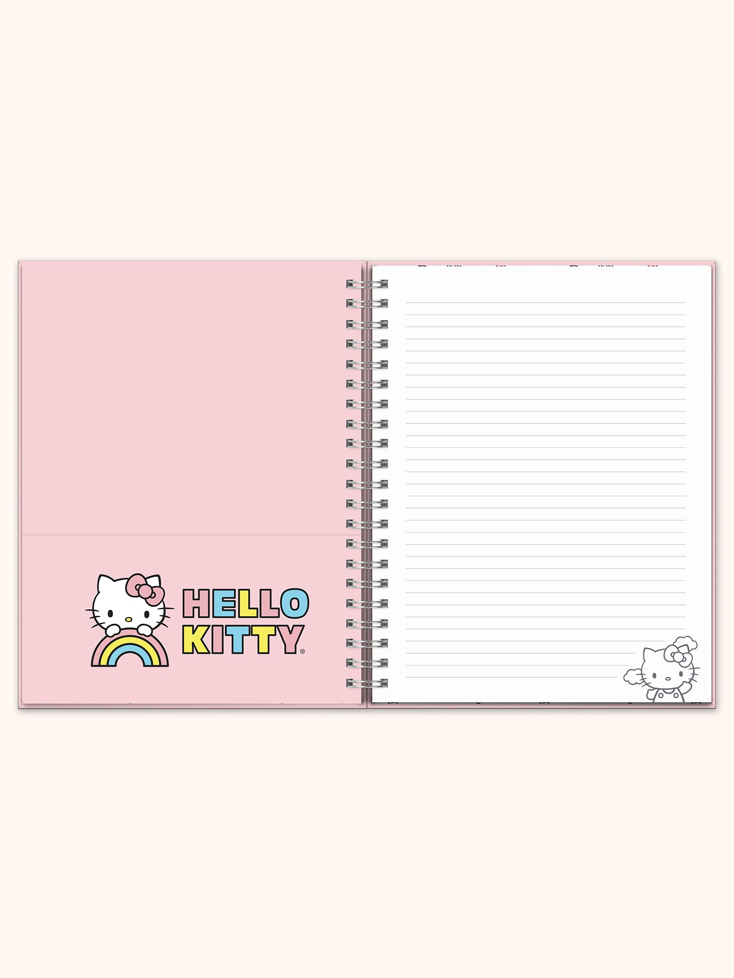 Hello Kitty Classic Pink Extra Large Spiral Notebook