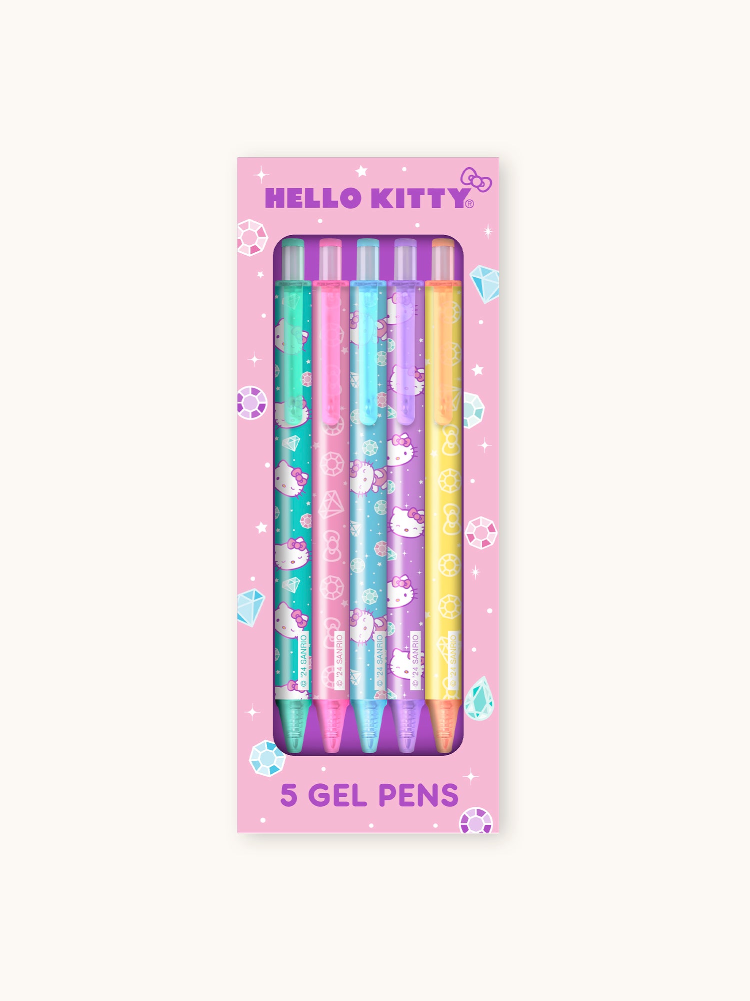 ♡フラワーキティ★ピアノ型オルゴール＆ジュエリーケース★花★激レア★ホワイト Sanrio Hello Kitty Cafe Exclusive 2019 Complete 6 Pin set +