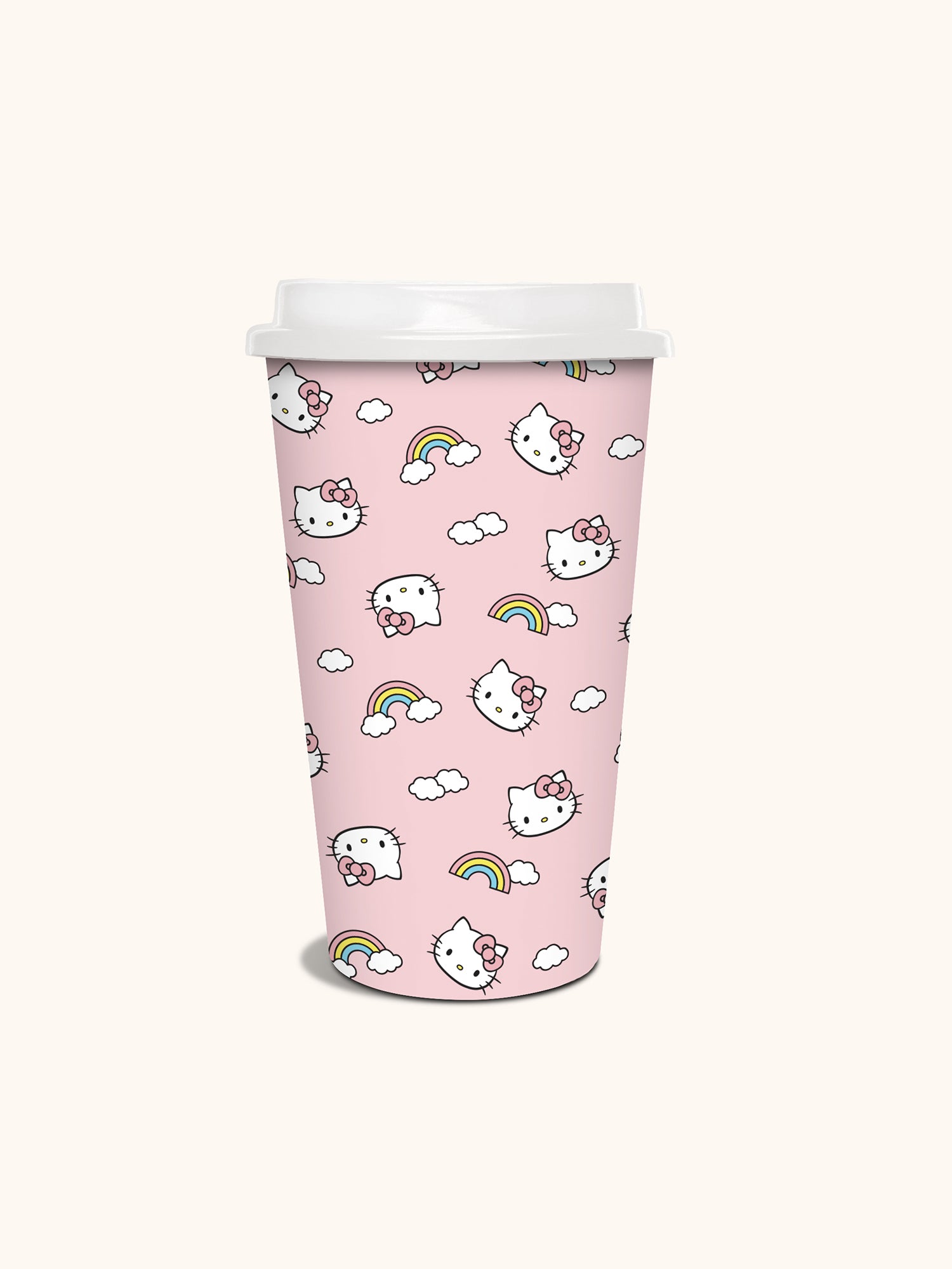 Hello Kitty Rainbow Skies Paper Hot Cups