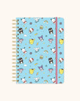 Hello Kitty and Friends College Letters Blue Undated Tri-Tab Planner