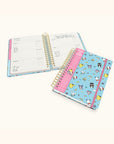 Hello Kitty and Friends College Letters Blue Undated Tri-Tab Planner