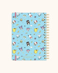 Hello Kitty and Friends College Letters Blue Undated Tri-Tab Planner