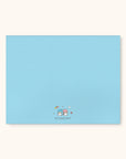 Hello Kitty and Friends College Letters Blue Weekly Desk Pad with Grommets & Sticker Sheet
