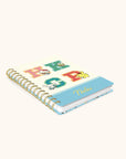 Hello Kitty and Friends College Letters Blue Agatha Notebook with Sticker Sheet