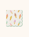 Cool & Creamy Scalloped Beverage Napkins