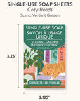 Cozy Reads Single-Use Soap Sheets