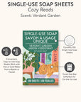 Cozy Reads Single-Use Soap Sheets