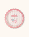 Leopard on Parade Scalloped Dessert Plates
