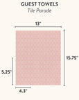 Tile Parade Guest Towels