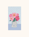 Bouquet on Blue Guest Towel Set