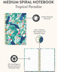 Tropical Paradise Medium Spiral Notebook