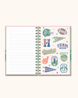 Game Day Medium Spiral Notebook with Enamel Charm
