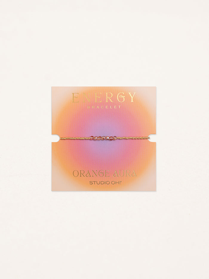 Orange Aura Energy Bracelet