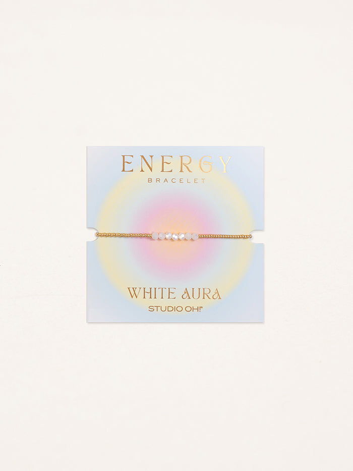 White Aura Energy Bracelet – Studio Oh!