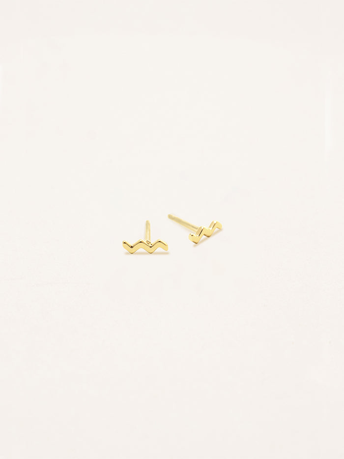 Aquarius Zodiac Earrings – Studio Oh!