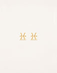 Pisces Zodiac Earrings