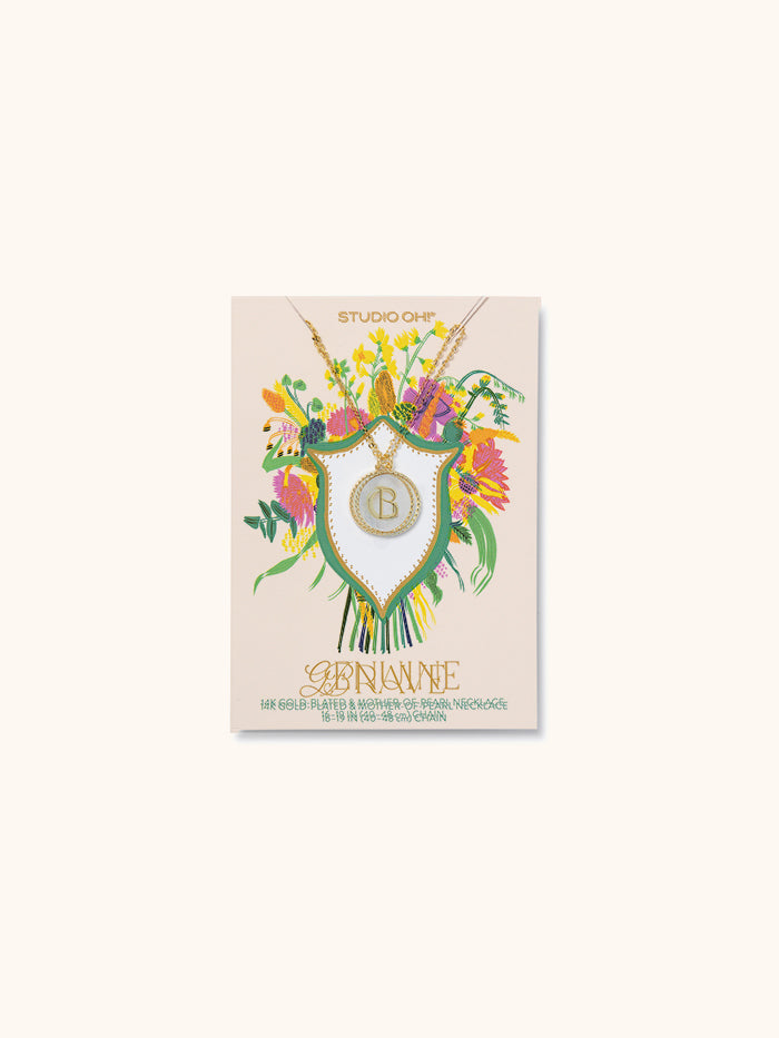 Genuine - Monogram Necklace – Studio Oh!