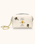 Don't Worry Bee Happy Key Chain Pouch