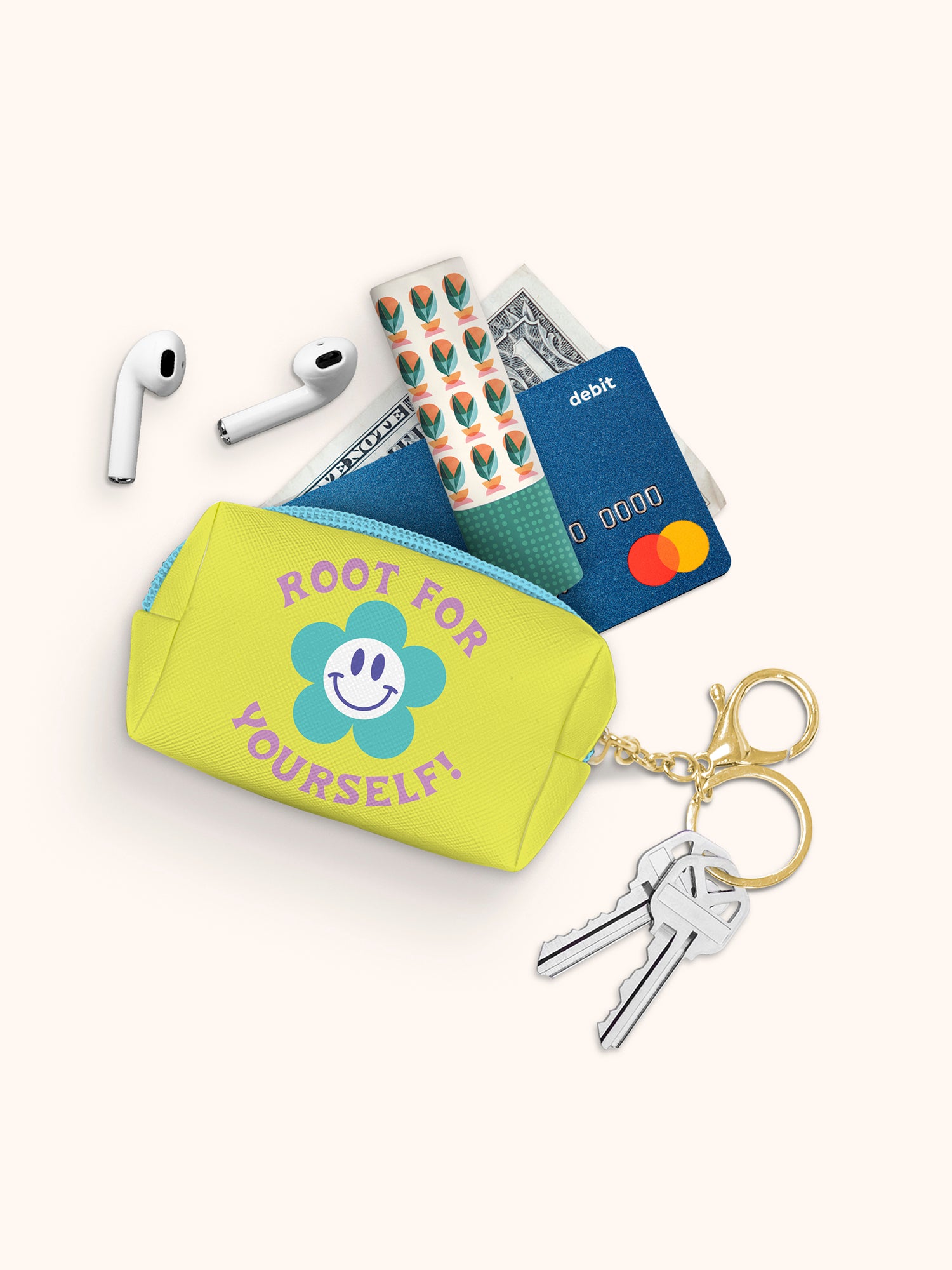 Studio Oh Root for Yourself Key Chain Pouch